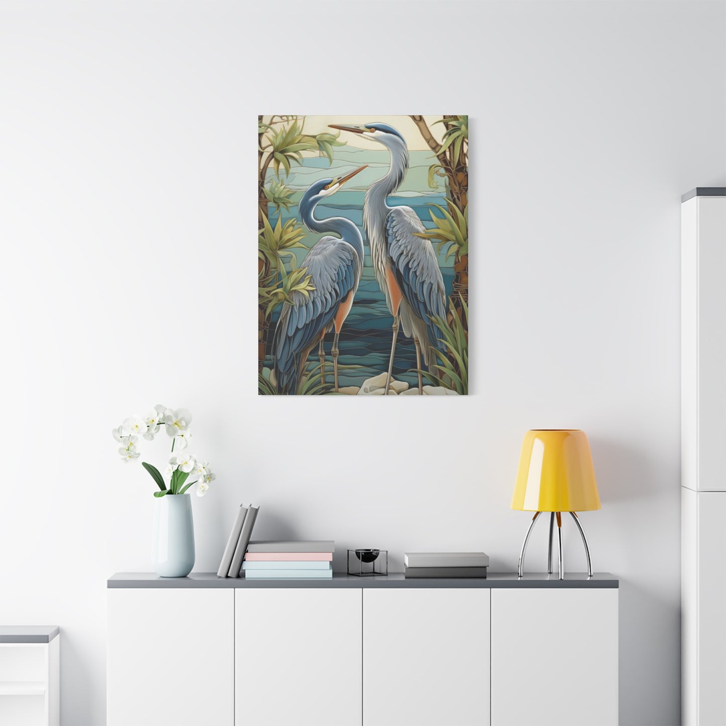 Herons in Wild Wall Art & Canvas Prints