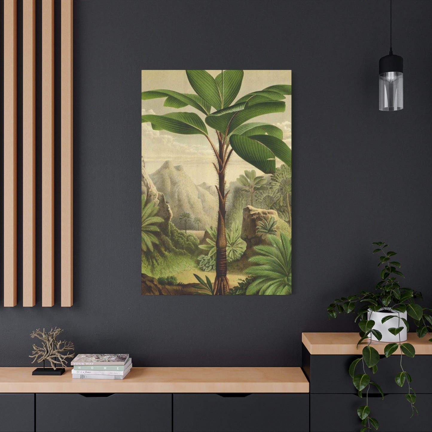 Palm Tree In The Forest Wall Art & Canvas Prints