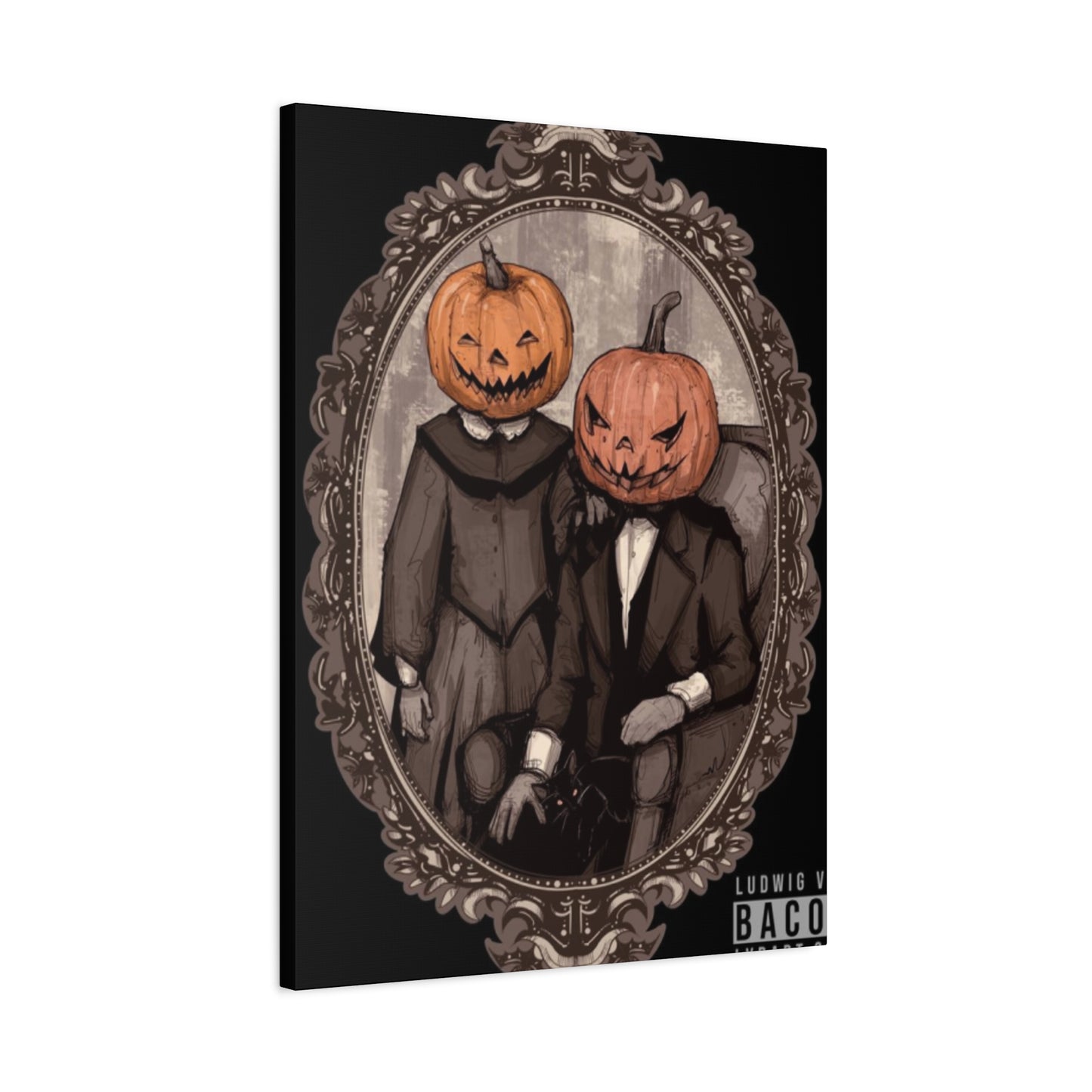 Halloween Couple Wall Art & Canvas Prints