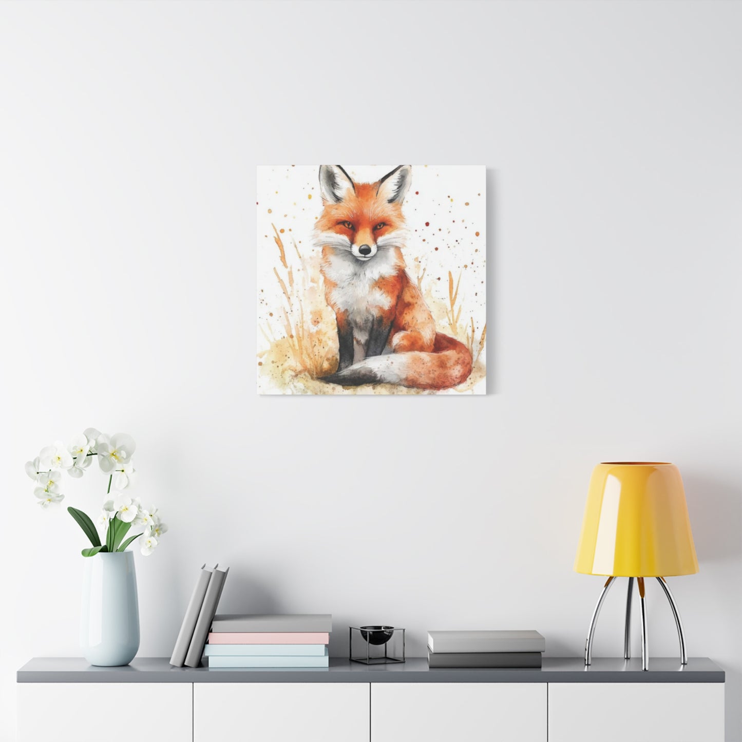 Little Baby Fox Wall Art & Canvas Prints