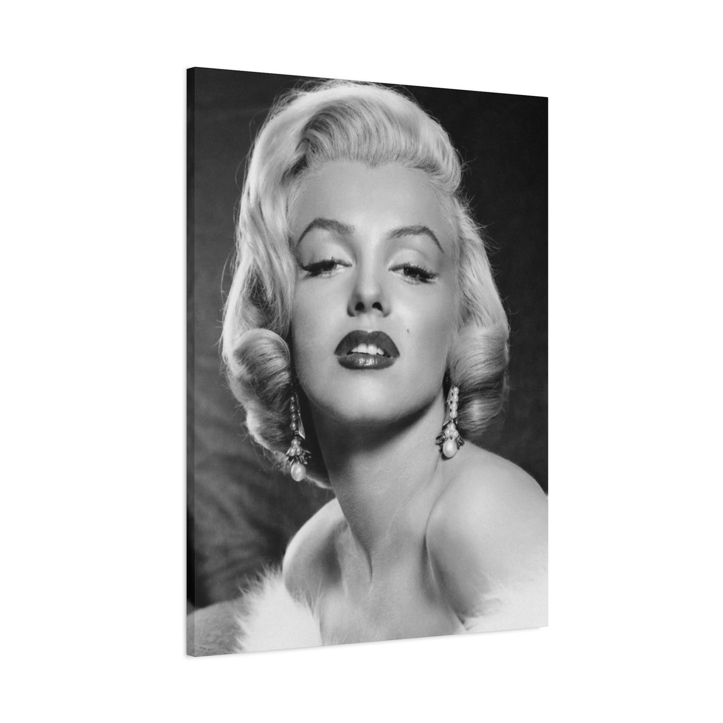 Grayscale Marilyn Monroe Beautiful Poster Wall Art & Canvas Prints