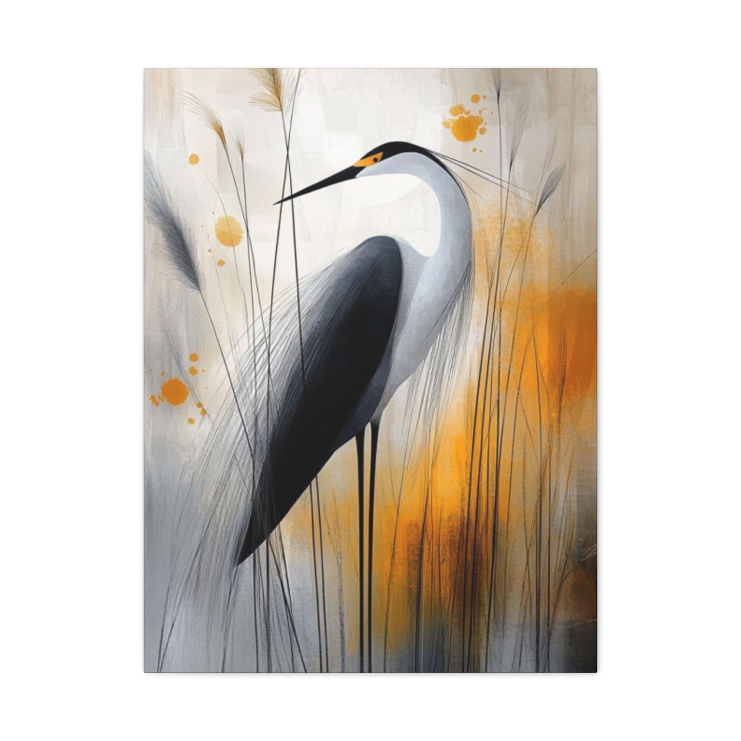 Beautiful Herons Drawing Wall Art & Canvas Prints