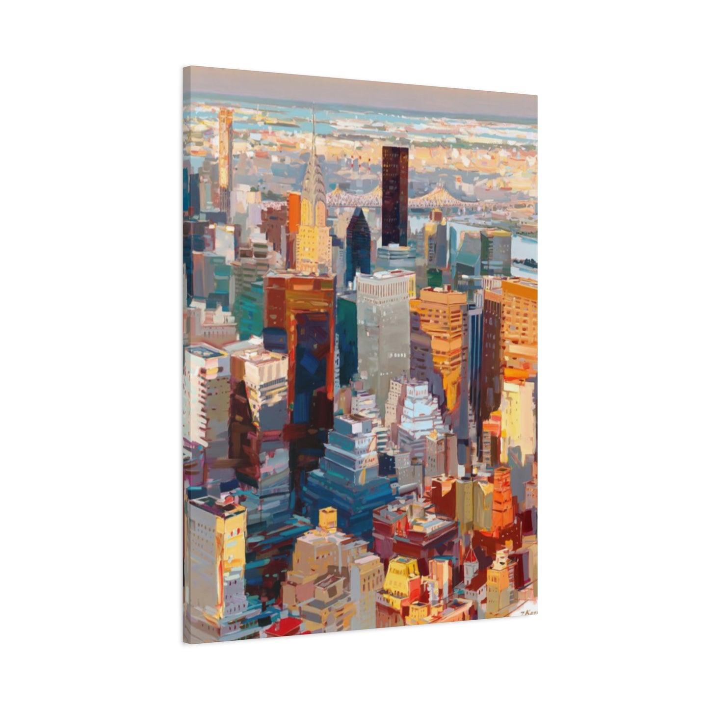 Manhattan City Skyline NYC Skylines Wall Art & Canvas Prints