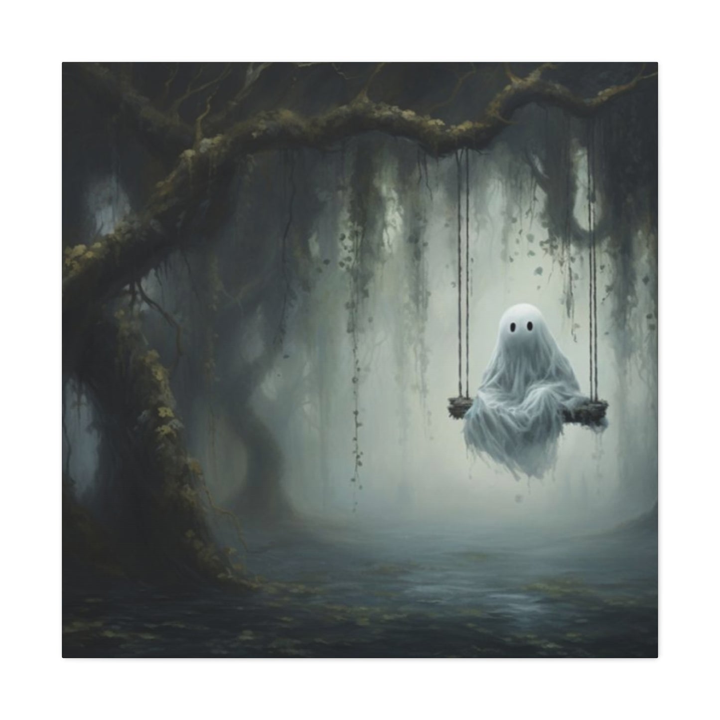 Swinging Ghost Wall Art & Canvas Prints