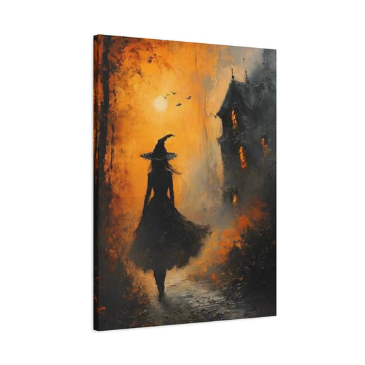 Halloween Scary Painting Wall Art & Canvas Prints