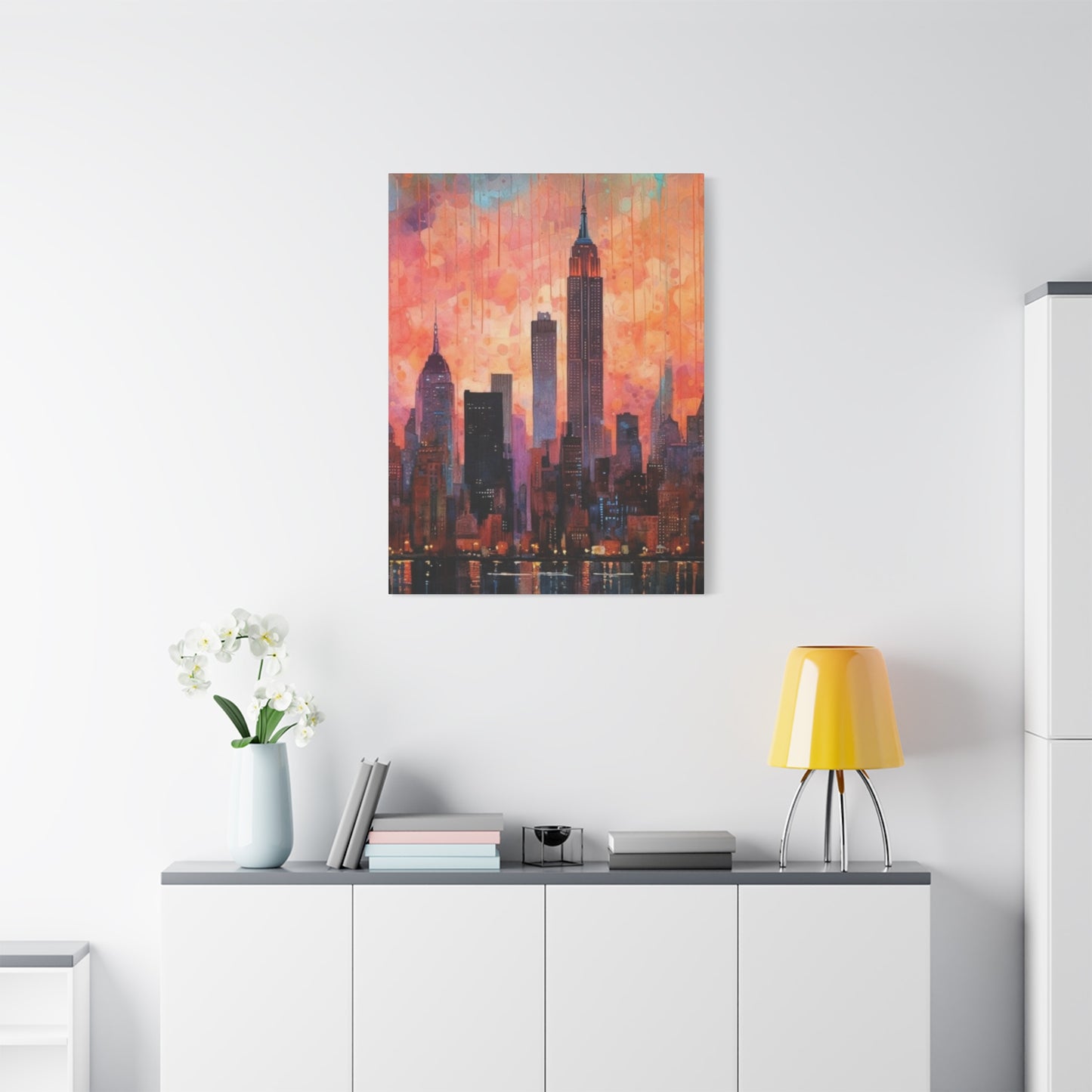 Painting Of New York City Skyline Wall Art & Canvas Prints