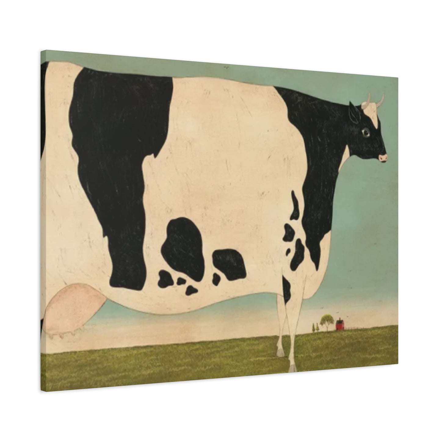 Cow in The Farm Kimble Warren Wall Art & Canvas Prints