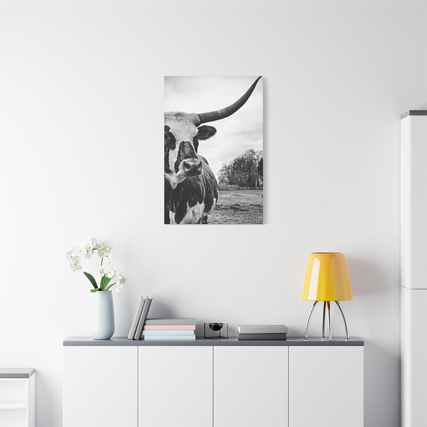 Wild Buffalo Longhorn Photos Wall Art & Canvas Prints