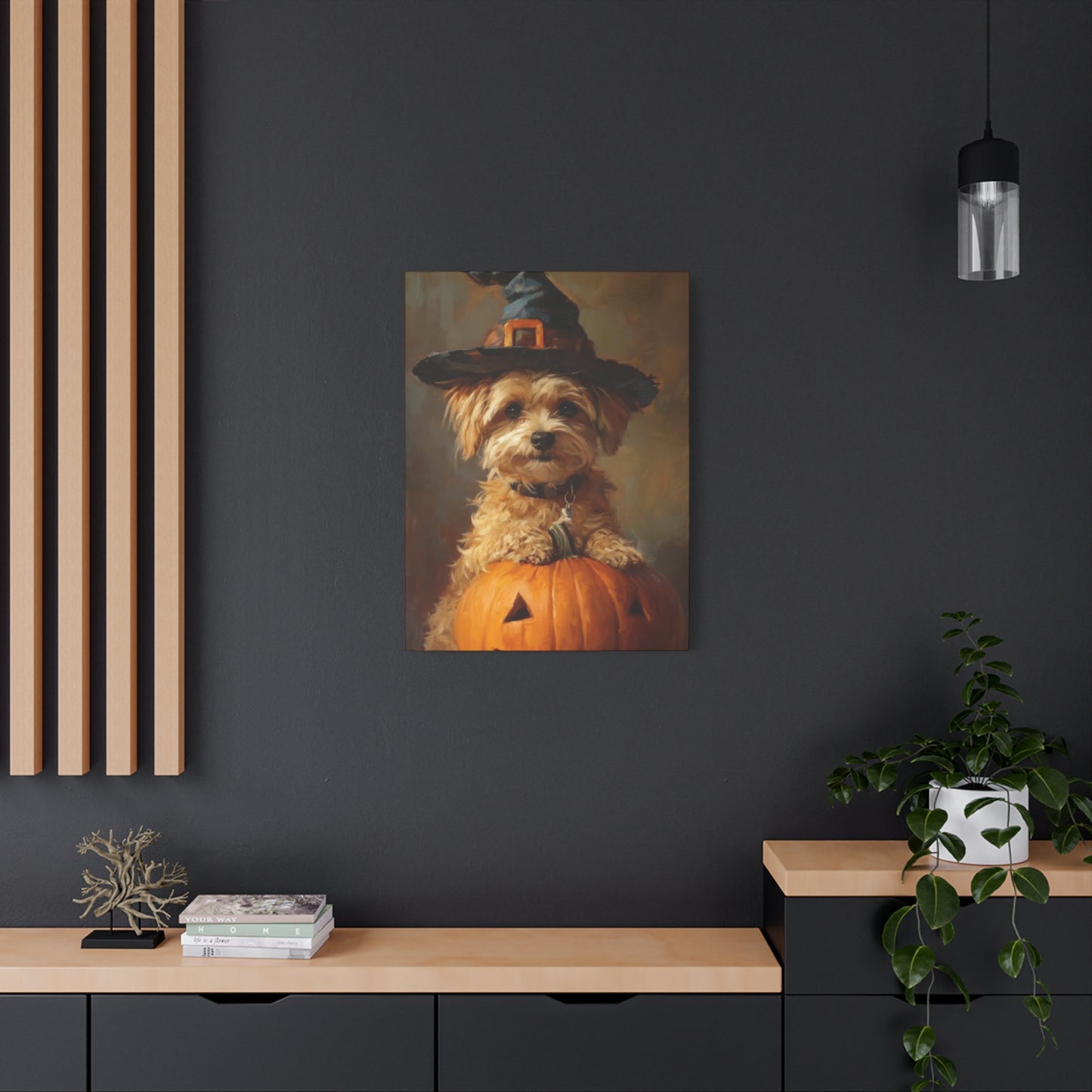 Halloween Dog Wall Art & Canvas Prints