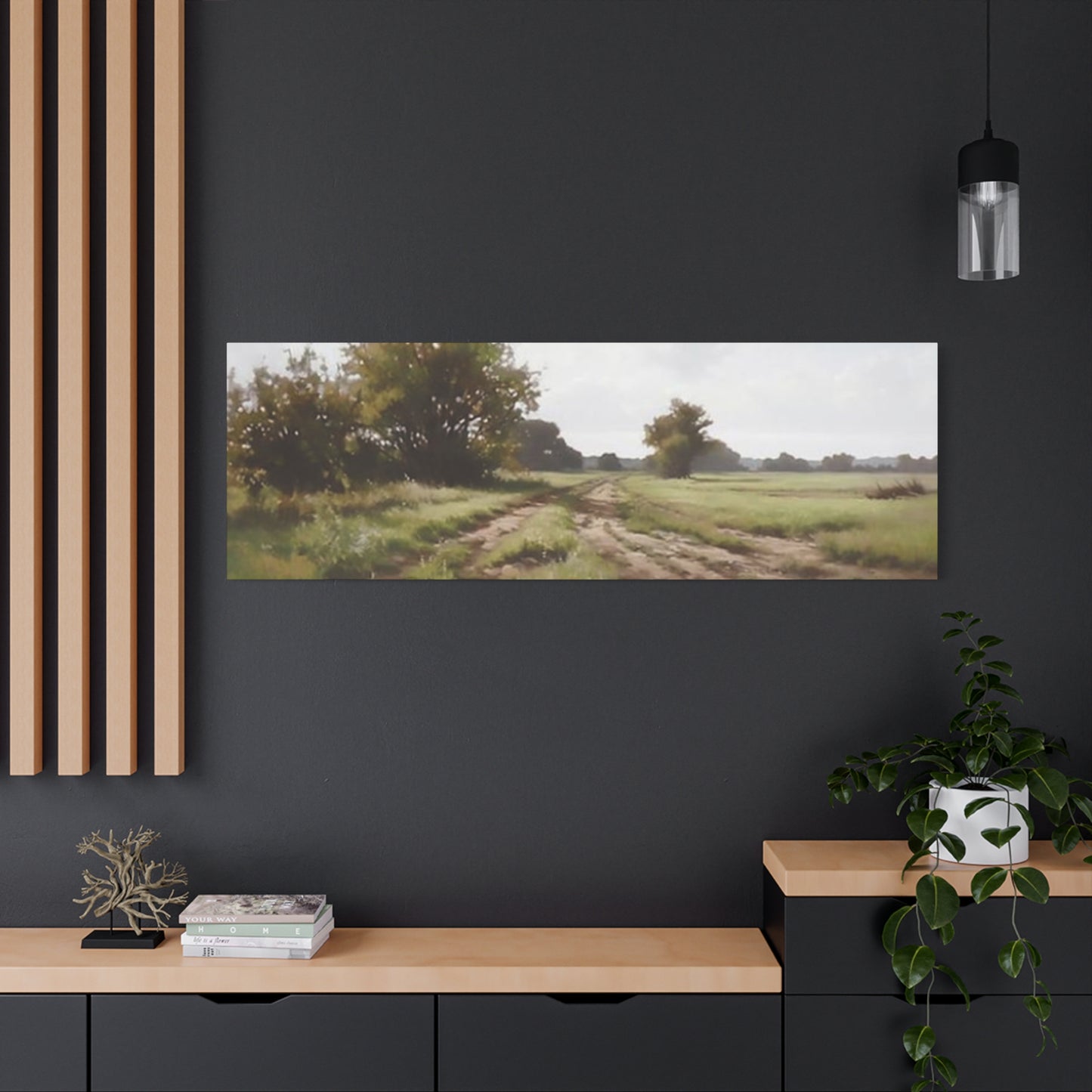 Farm Field Green Grasslands Panoramas Wall Art & Canvas Prints