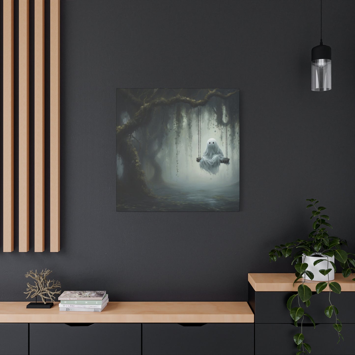 Swinging Ghost Wall Art & Canvas Prints