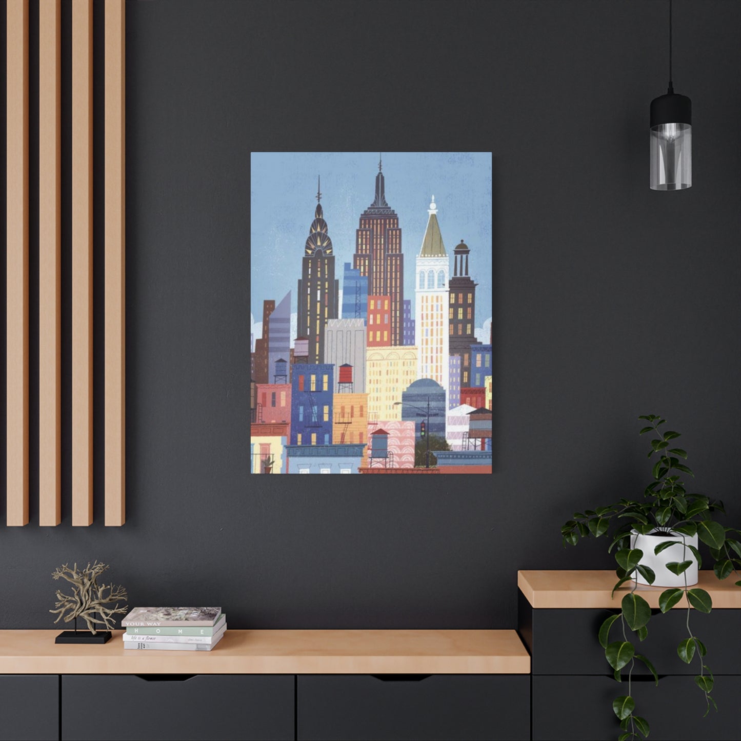 Manhattan Poster New York City Skyline Wall Art & Canvas Prints