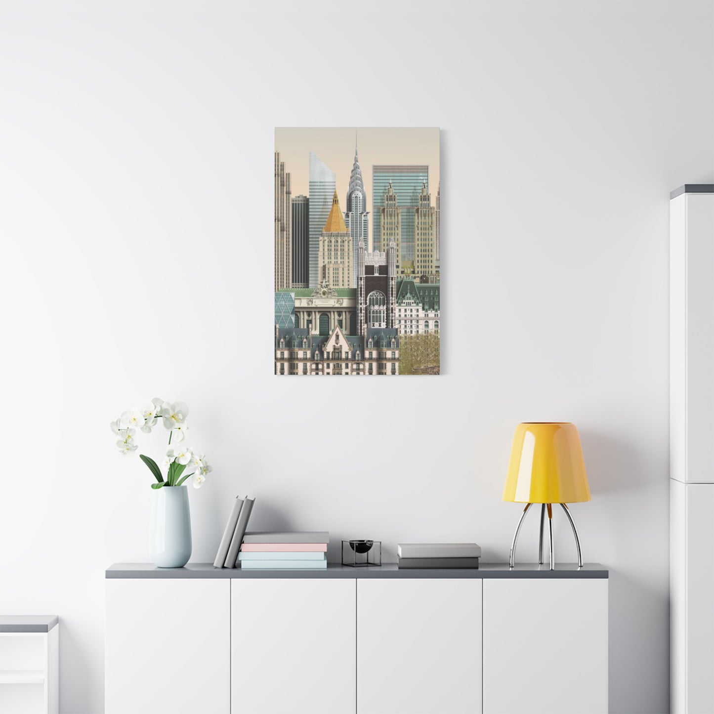 Manhattan Cityscape Poster NYC Skyline Wall Art & Canvas Prints