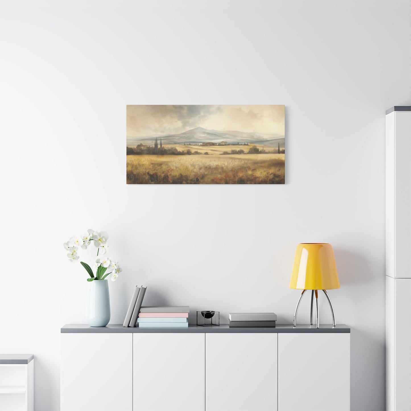 Wild Savannas Painting Panoramas Wall Art & Canvas Prints