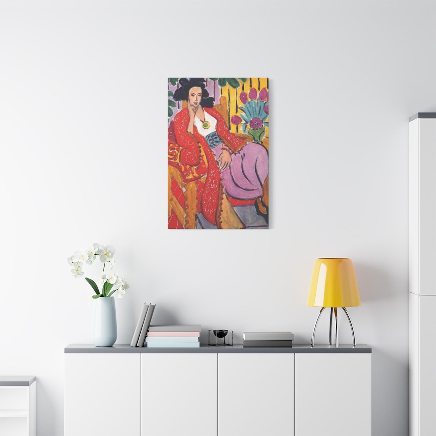 Asian King Abstract Modernism Wall Art & Canvas Prints