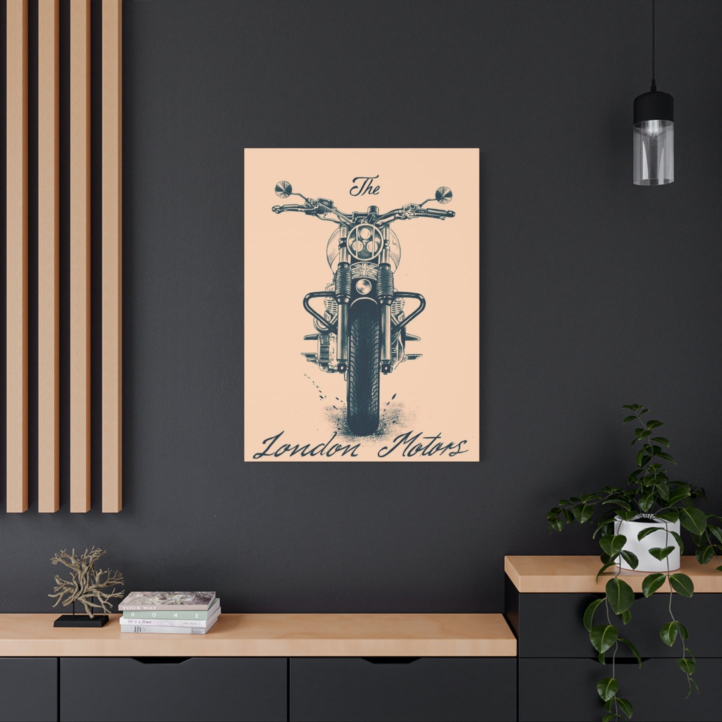 The London Motors Motorcycle Wall Art & Canvas Prints