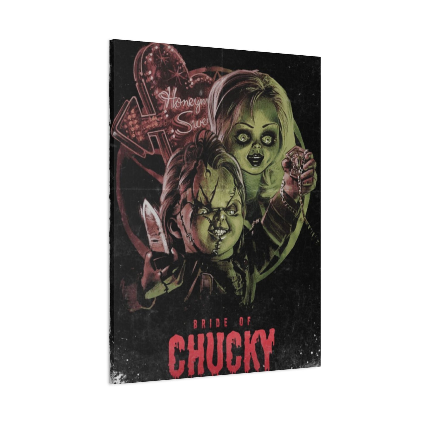 Bride of Chucky Horror Movie Poster Wall Art & Canvas Prints