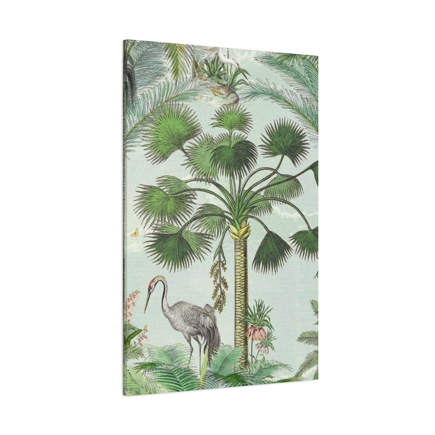 Animal & Palm Tree In Wildlife Wall Art & Canvas Prints