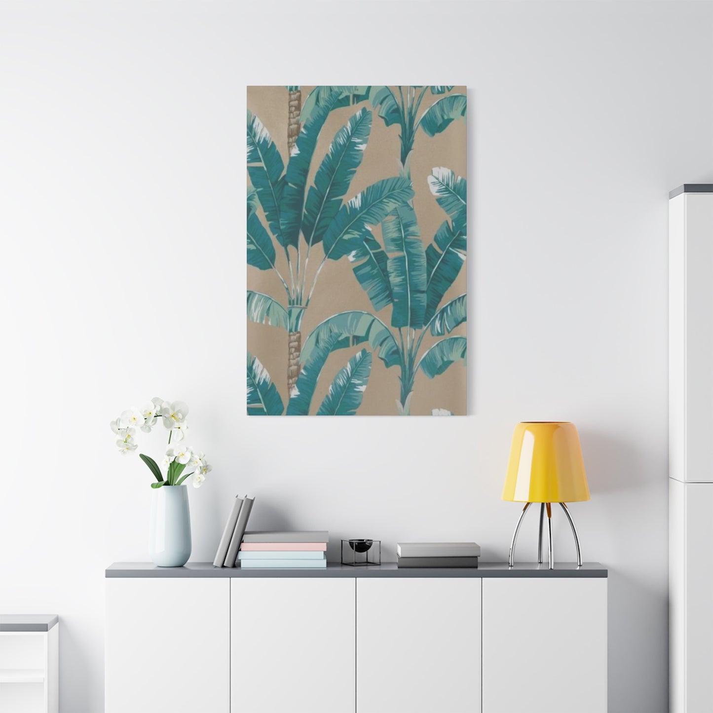 Negative Image Palm Tree Wall Art & Canvas Prints