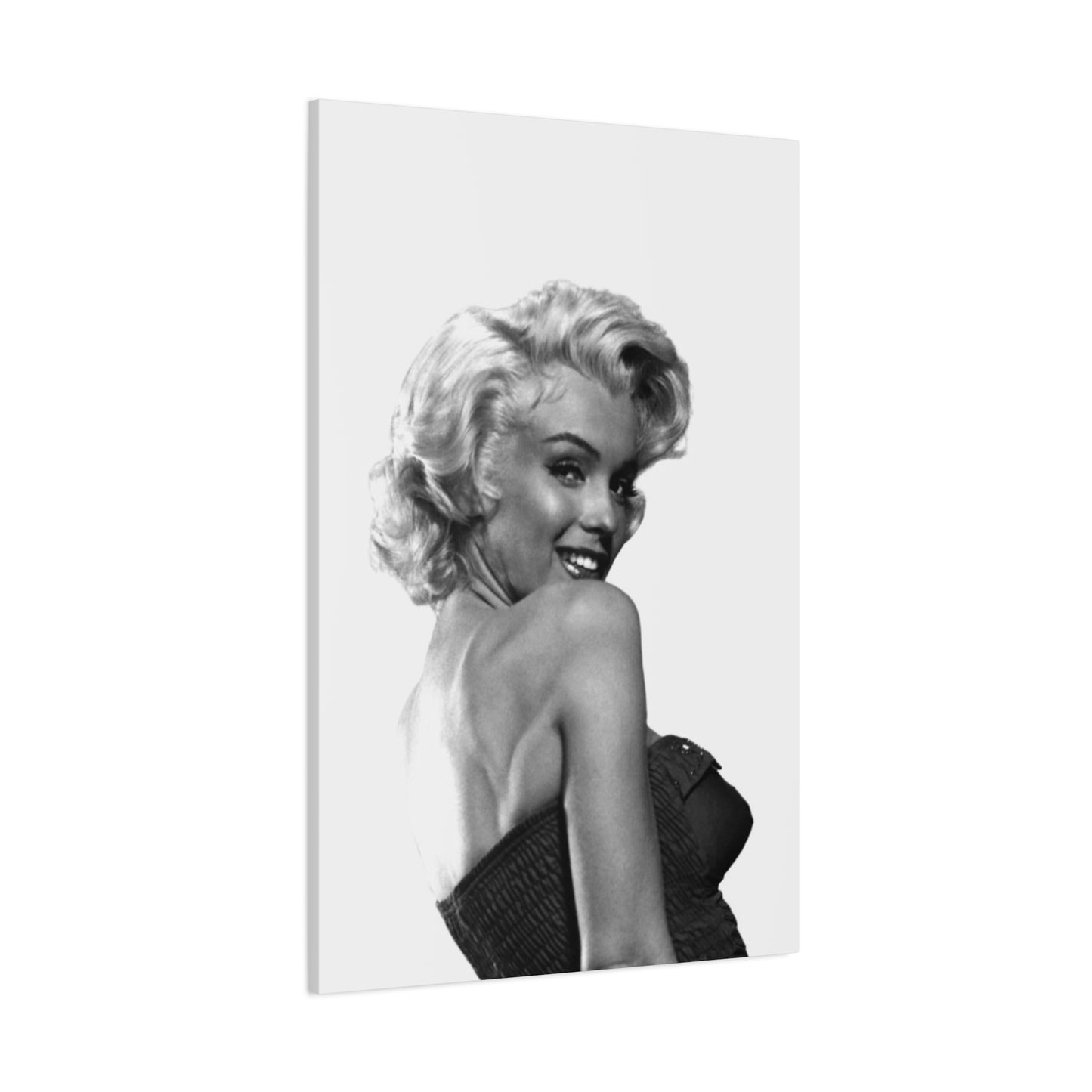 Monochrome Beautiful Marilyn Monroe Candid Wall Art & Canvas Prints