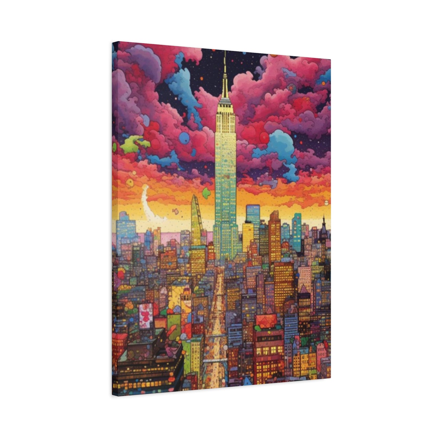 Empire State Building  Poster in New York City Wall Art & Canvas Prints