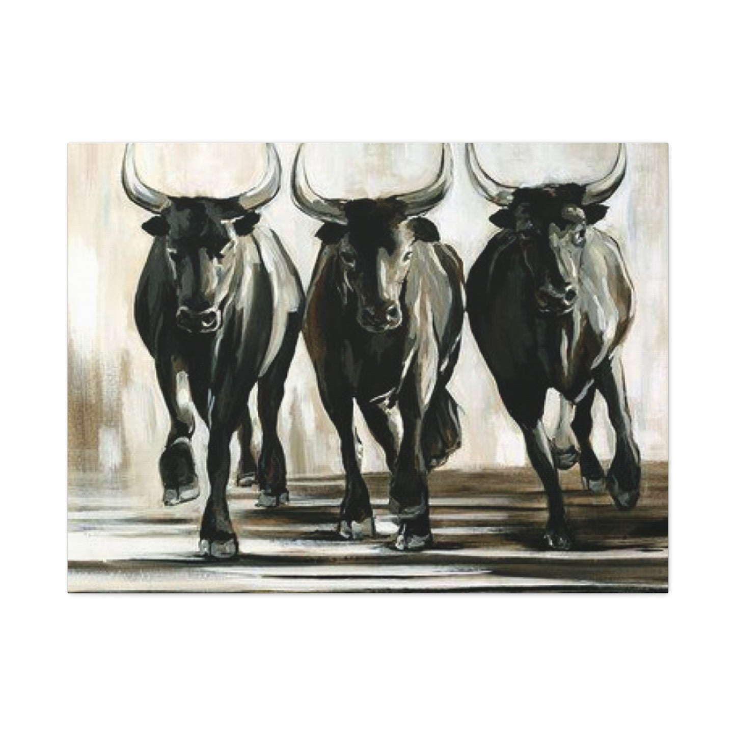 Three Bull Man Cave Decor Wall Art & Canvas Prints