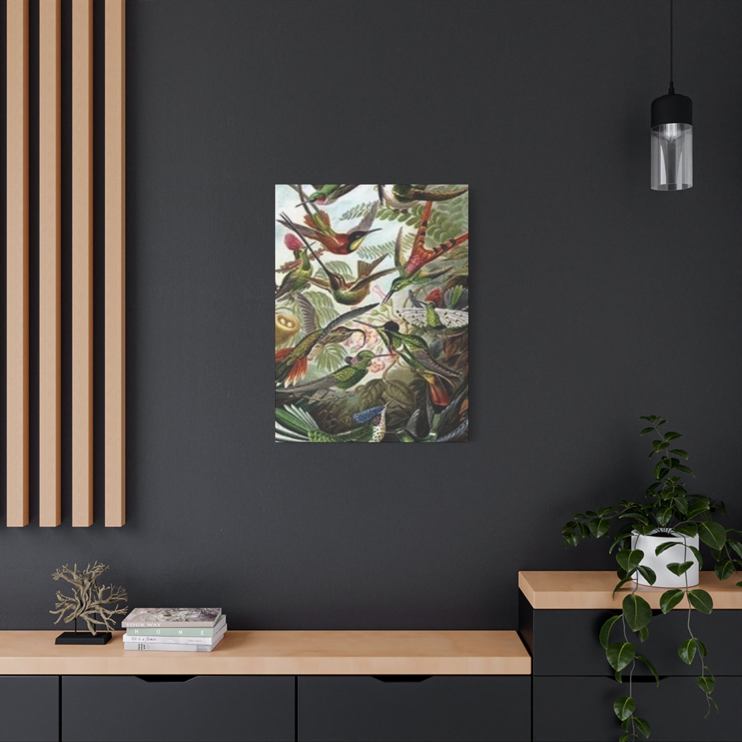 Humming Birds Painting Wall Art & Canvas Prints