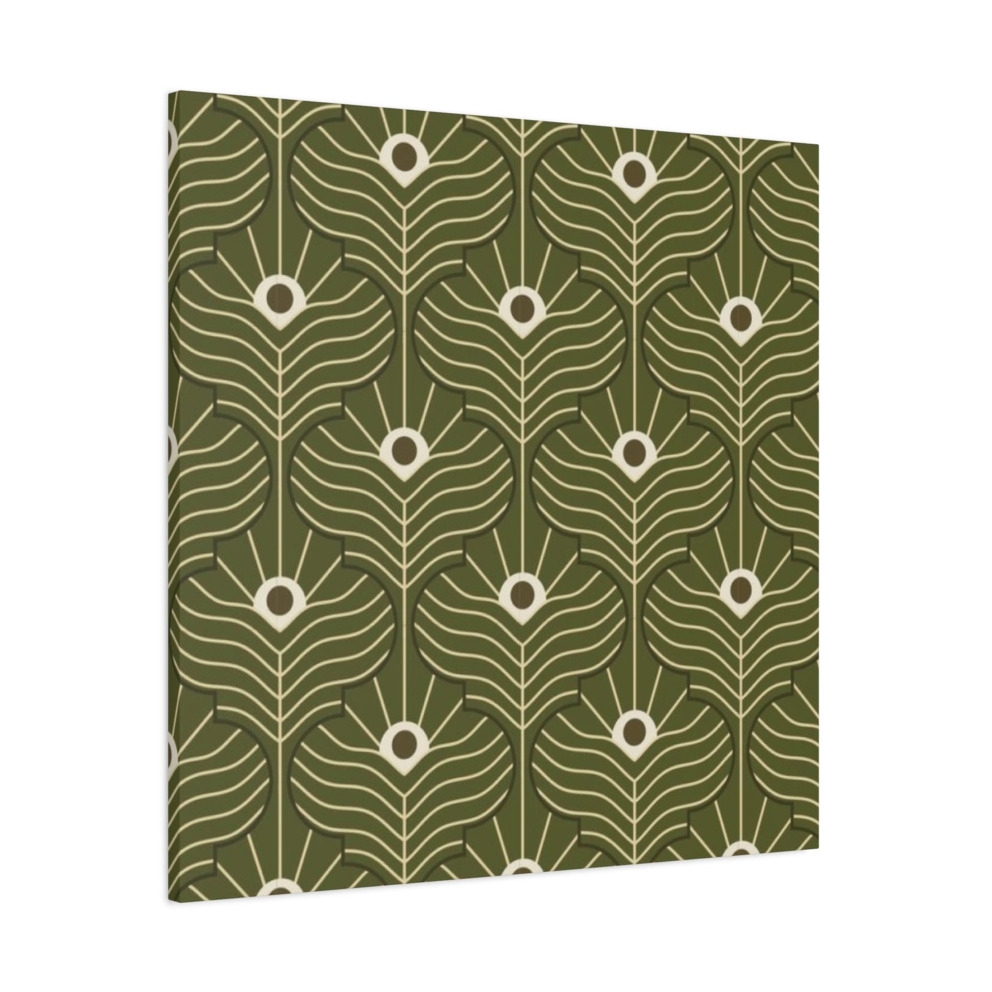 Green Pattern In Moroccan Wall Art & Canvas Prints