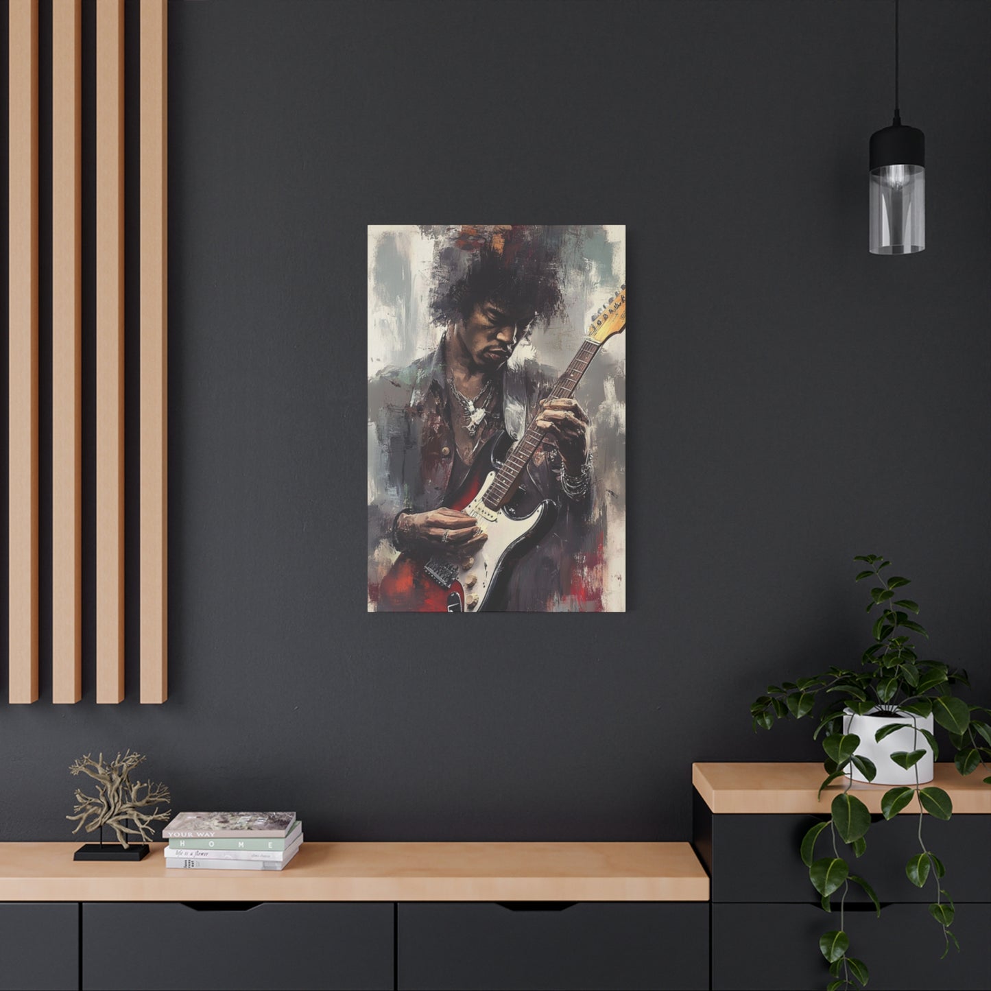 Jimi Hendrix Playing Guitar Wall Art & Canvas Prints