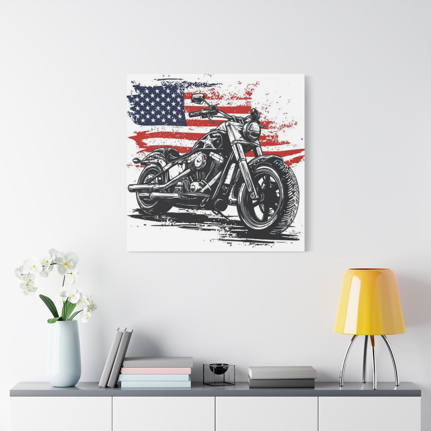 American Harley Davidson Poster Motorcycle Wall Art & Canvas Prints