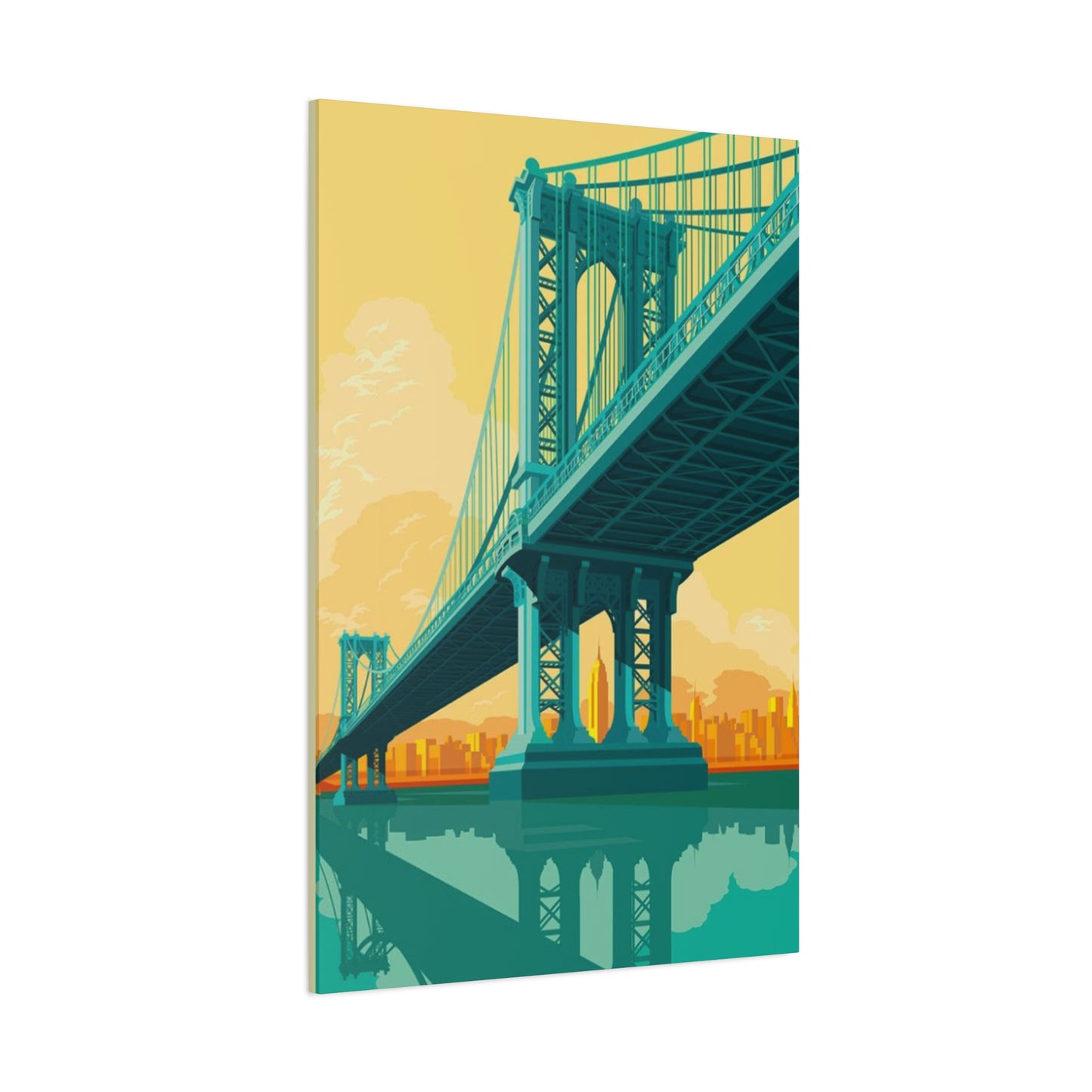 Manhattan Bridge Of New York City Wall Art & Canvas Prints