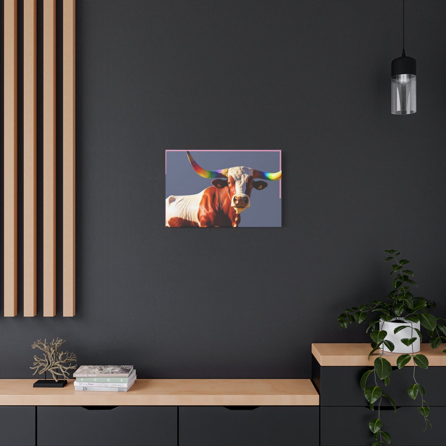 Colorful Long Horn Wall Art & Canvas Prints