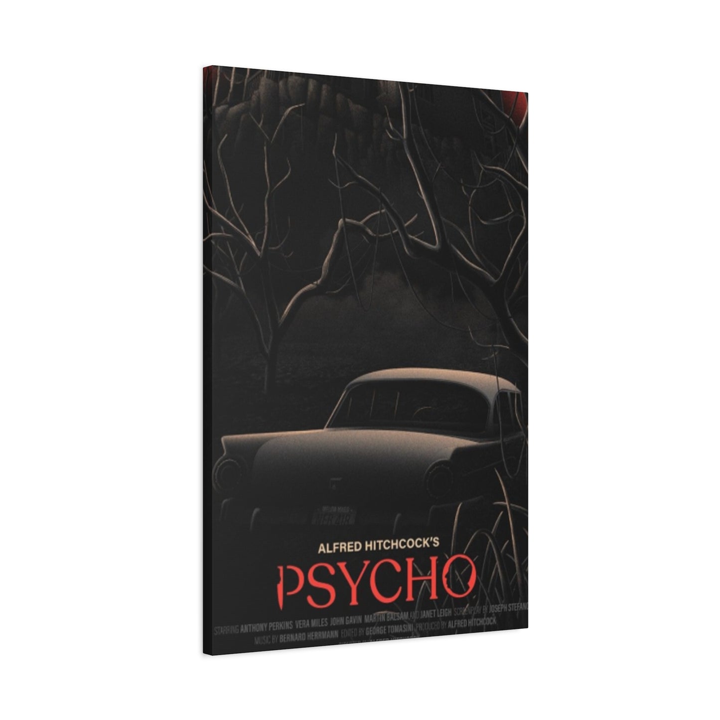 Psycho Horror Movie Poster Wall Art & Canvas Prints