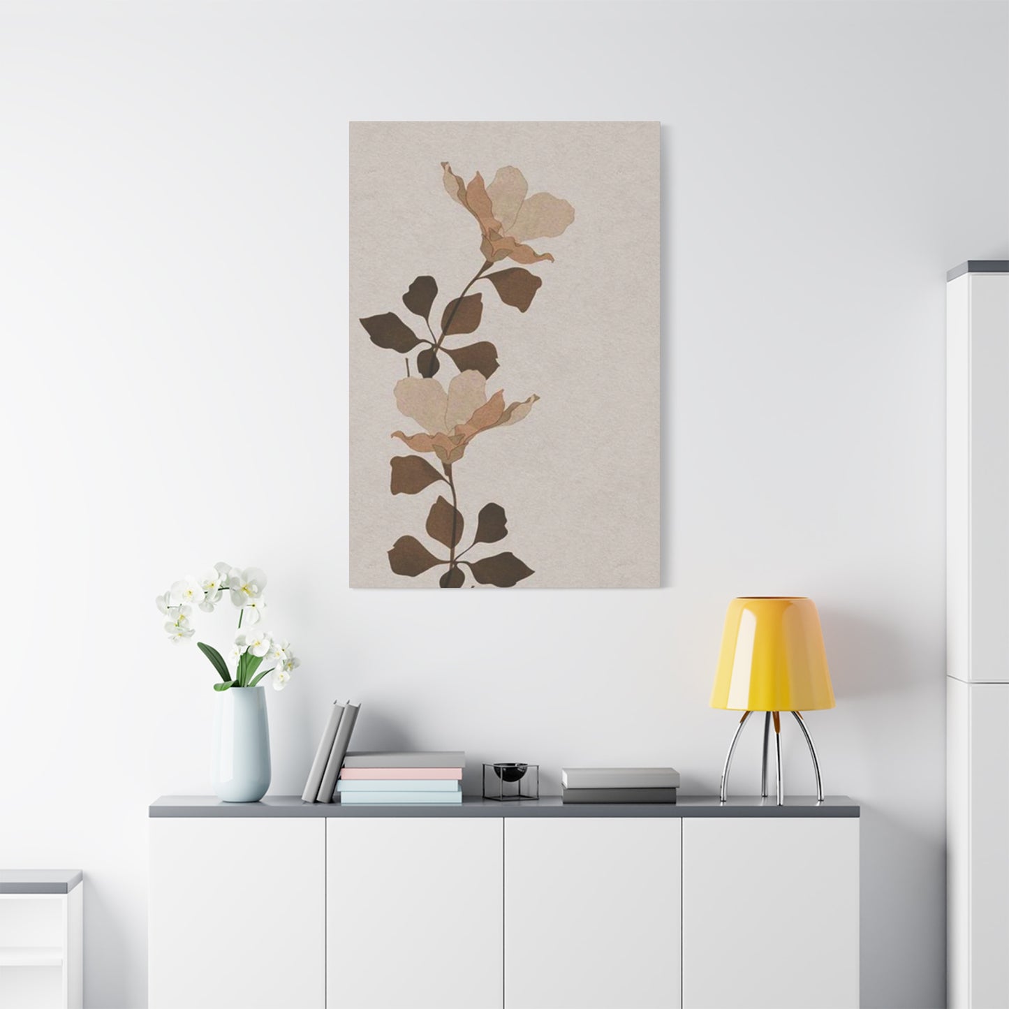 Flower Stem Entryway Wall Art & Canvas Prints