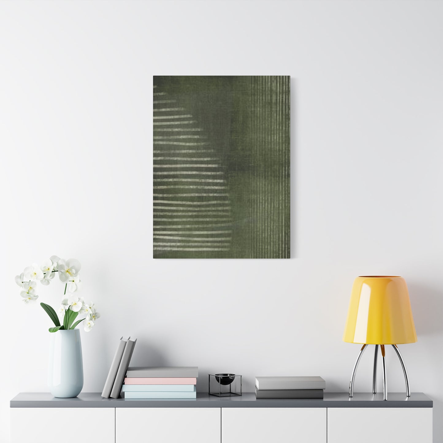 Beautiful Olive Green Pattern Poster Wall Art & Canvas Prints