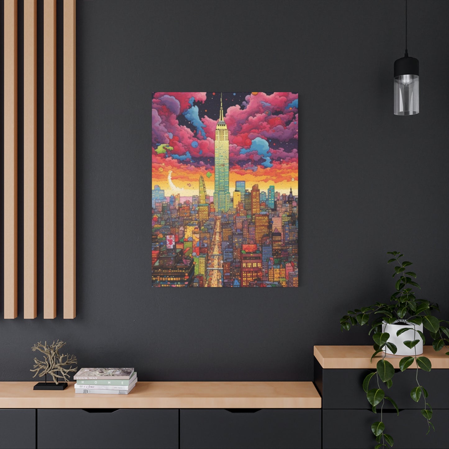 Empire State Building  Poster in New York City Wall Art & Canvas Prints