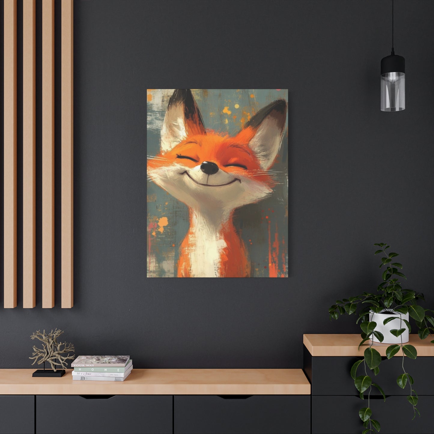 Portrait of a Cute Fox Wall Art & Canvas Prints