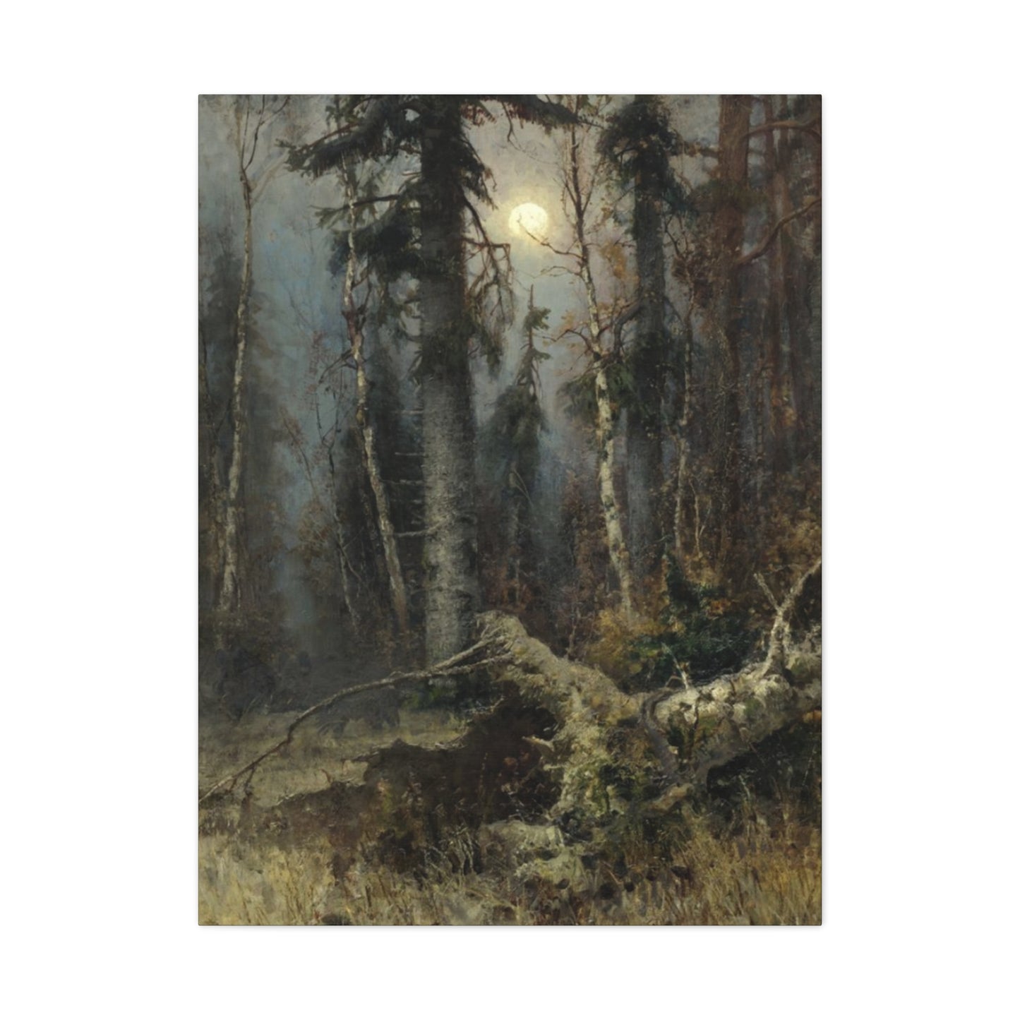 Full Moon Forest Wall Art & Canvas Prints