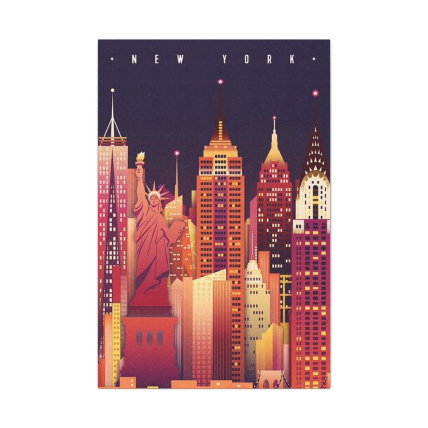 Streets Skyline Of New York City Wall Art & Canvas Prints