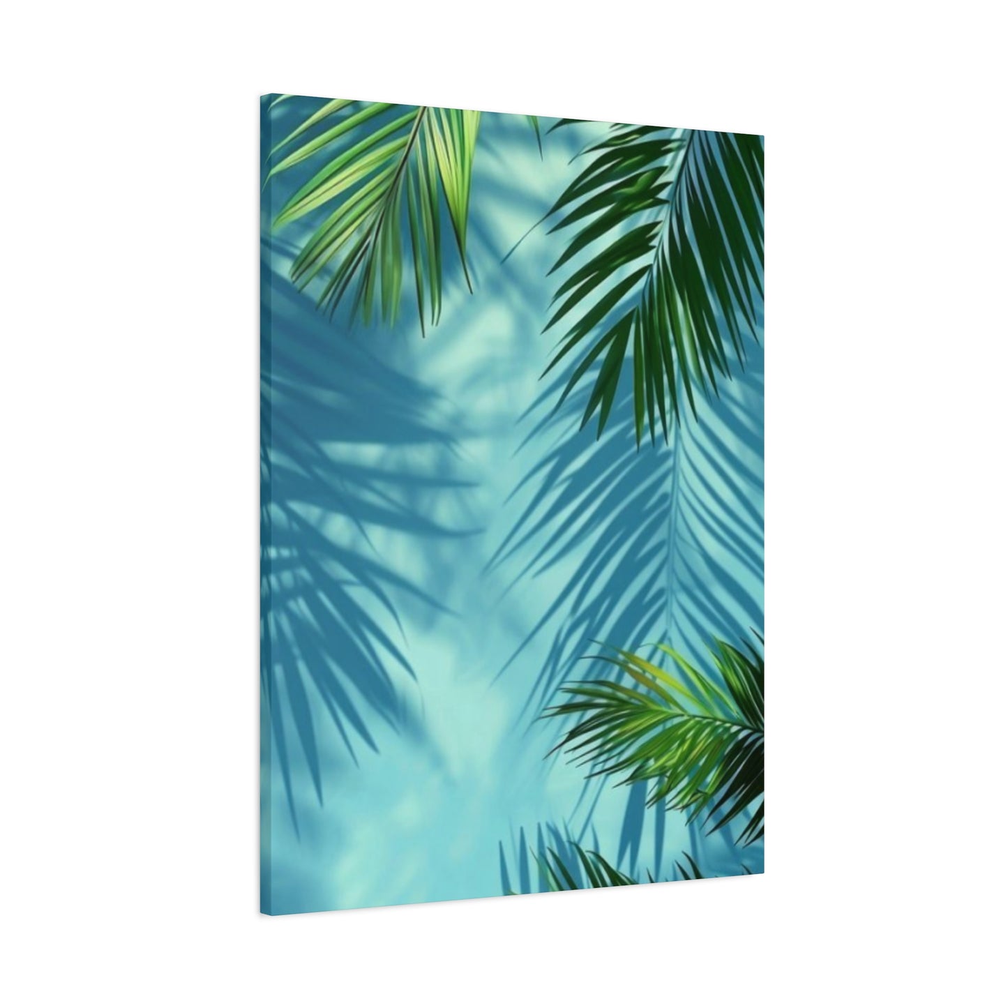 Shadow Of Palm Tree in Pool Wall Art & Canvas Prints