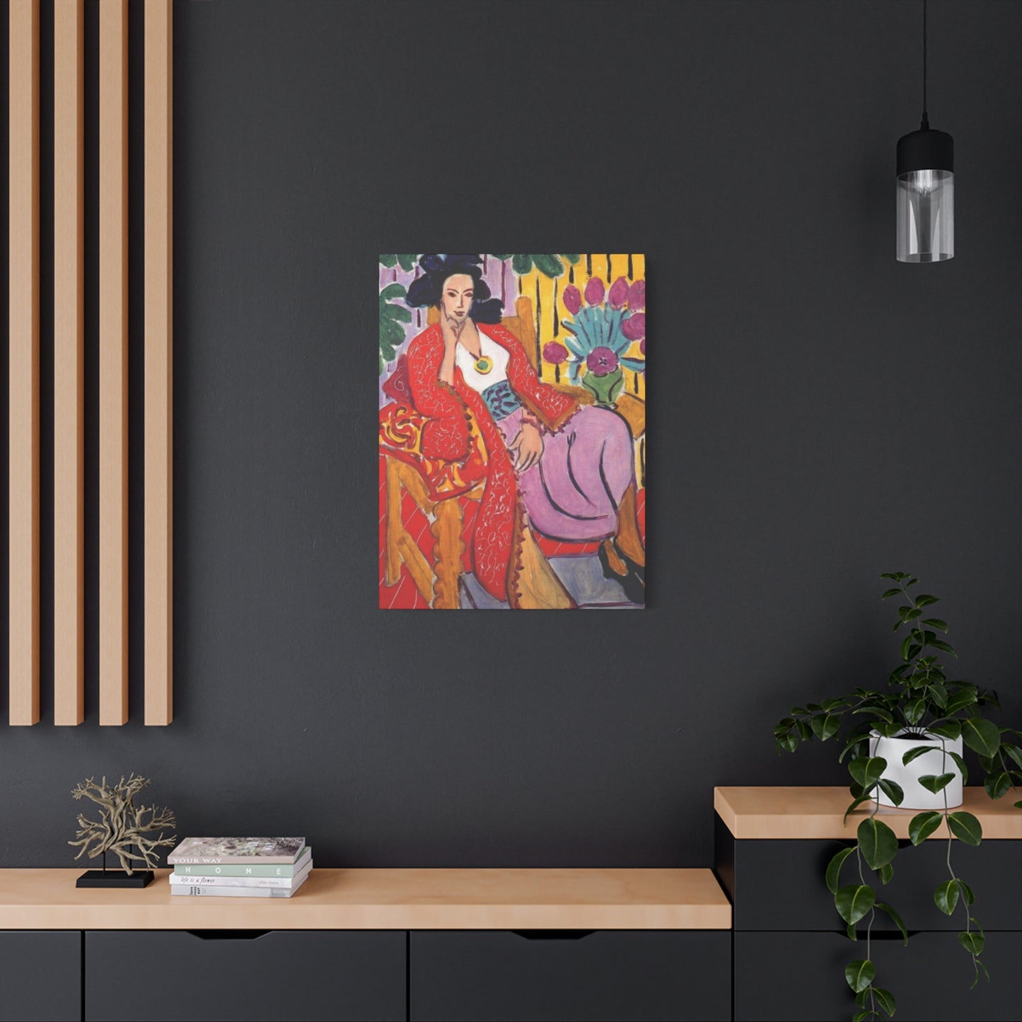 Asian King Abstract Modernism Wall Art & Canvas Prints