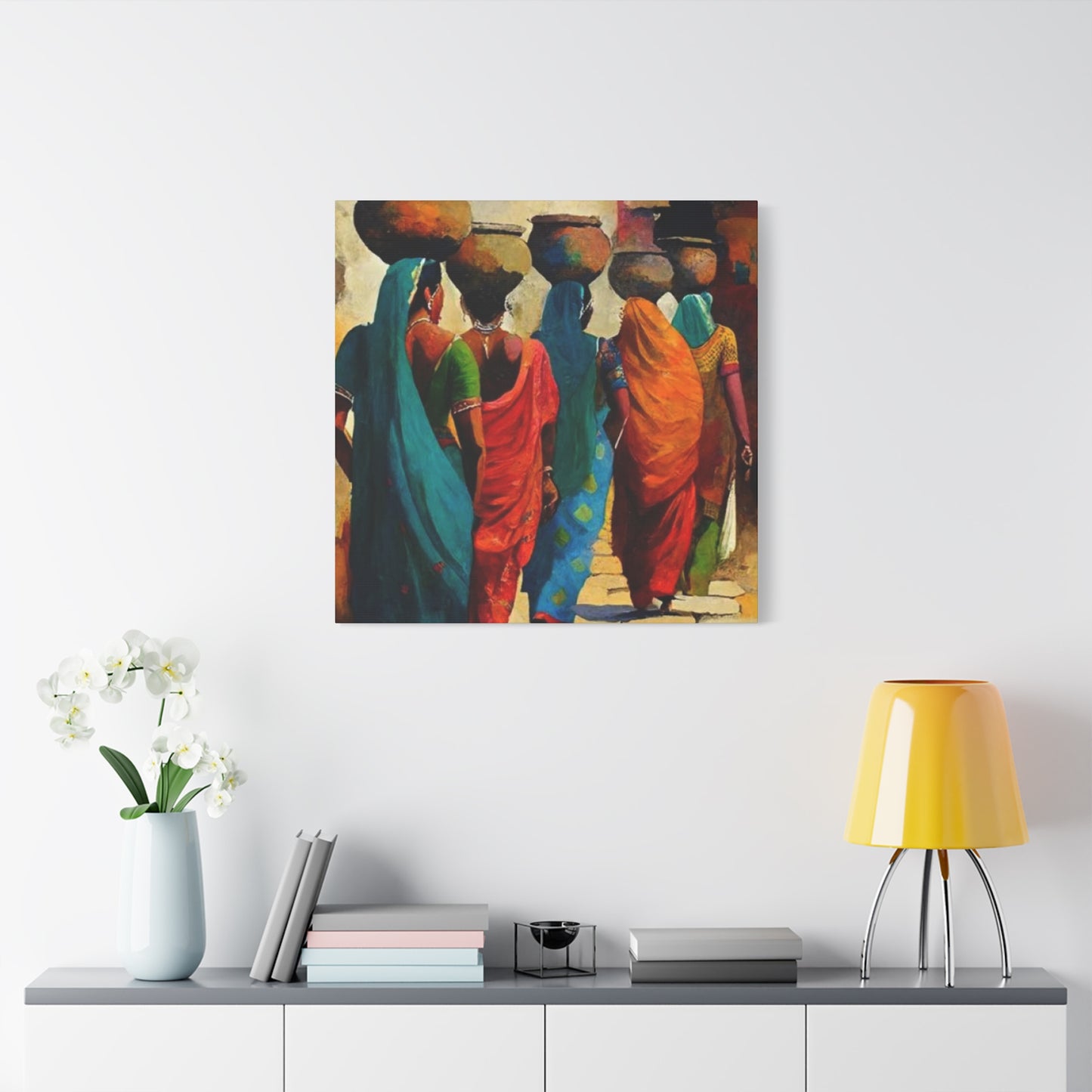 Indian Cultural Women Wall Art & Canvas Prints