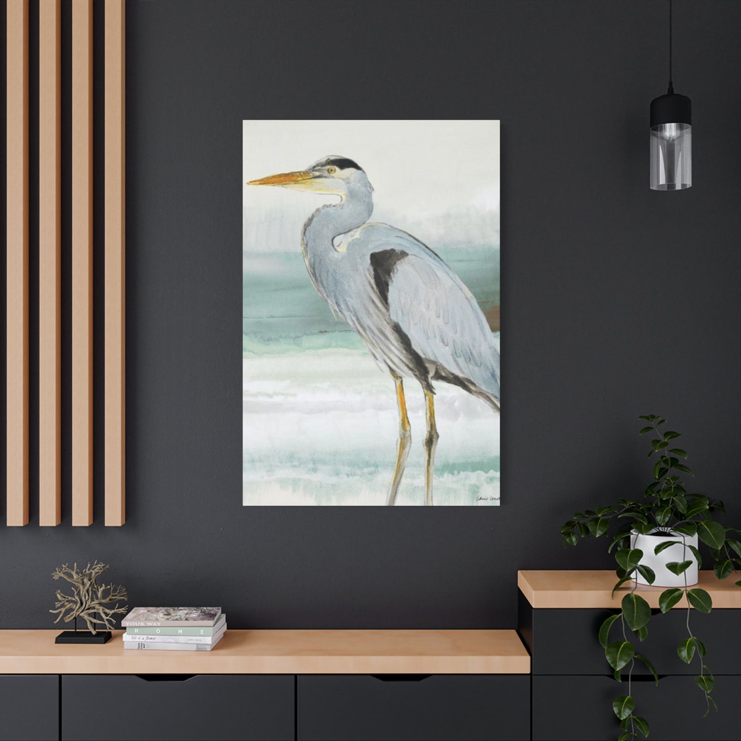 Beautiful White Heron Wall Art & Canvas Prints