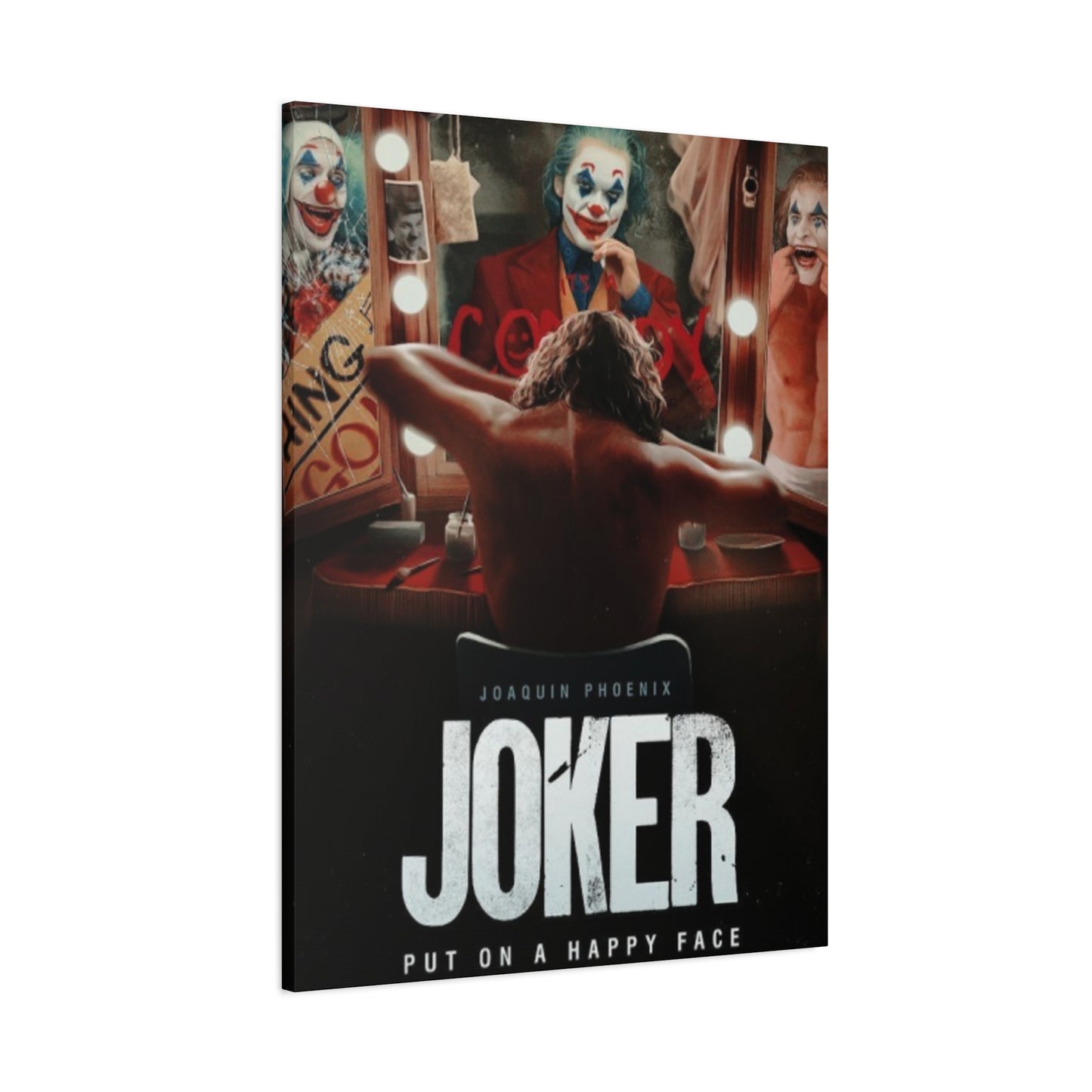 Joker Horror Movie Poster Wall Art & Canvas Prints