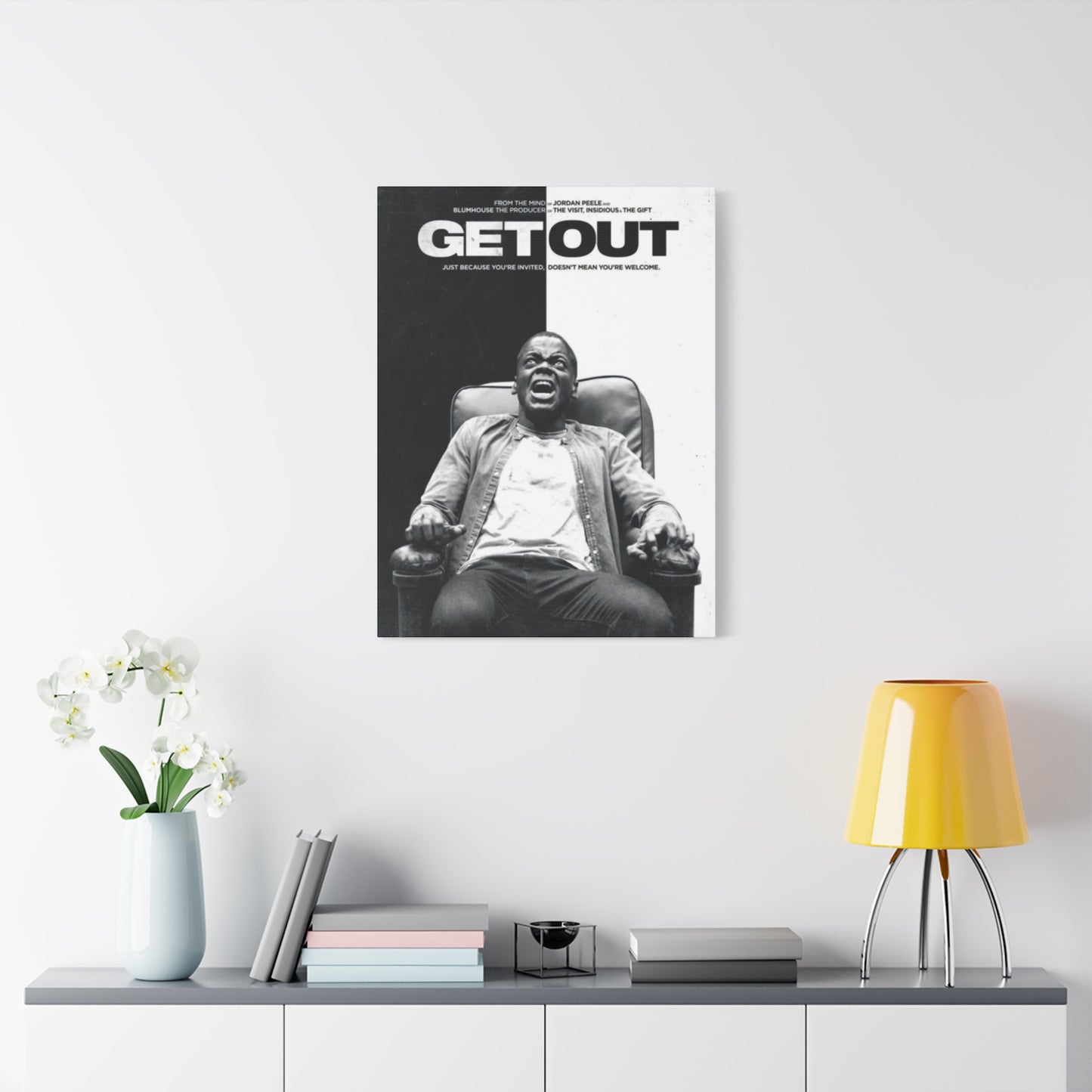 Getout Horror Movie Poster Wall Art & Canvas Prints