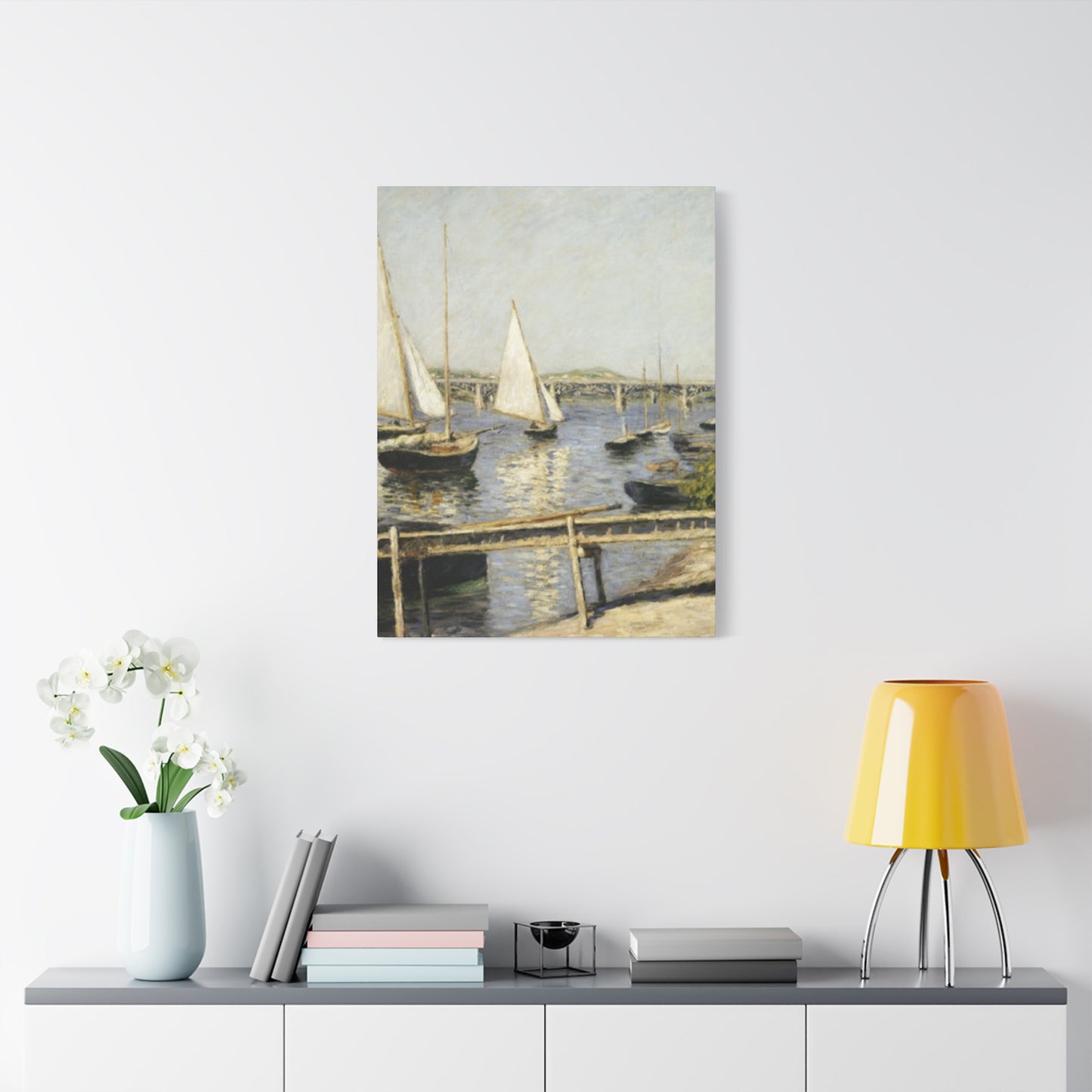 Gustav Sailboat Painting Wall Art & Canvas Prints