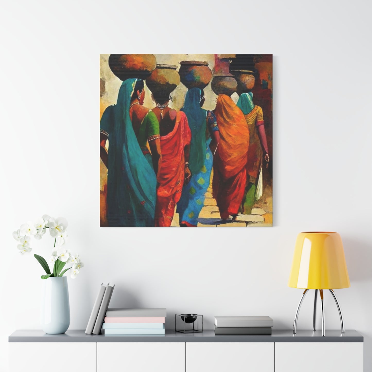 Indian Cultural Women Wall Art & Canvas Prints