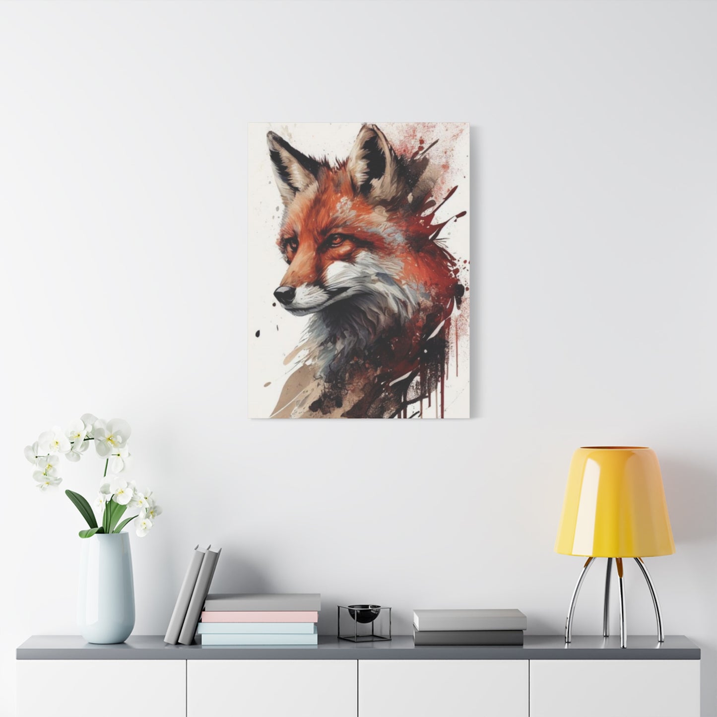 The Abstract Red Fox Wall Art & Canvas Prints