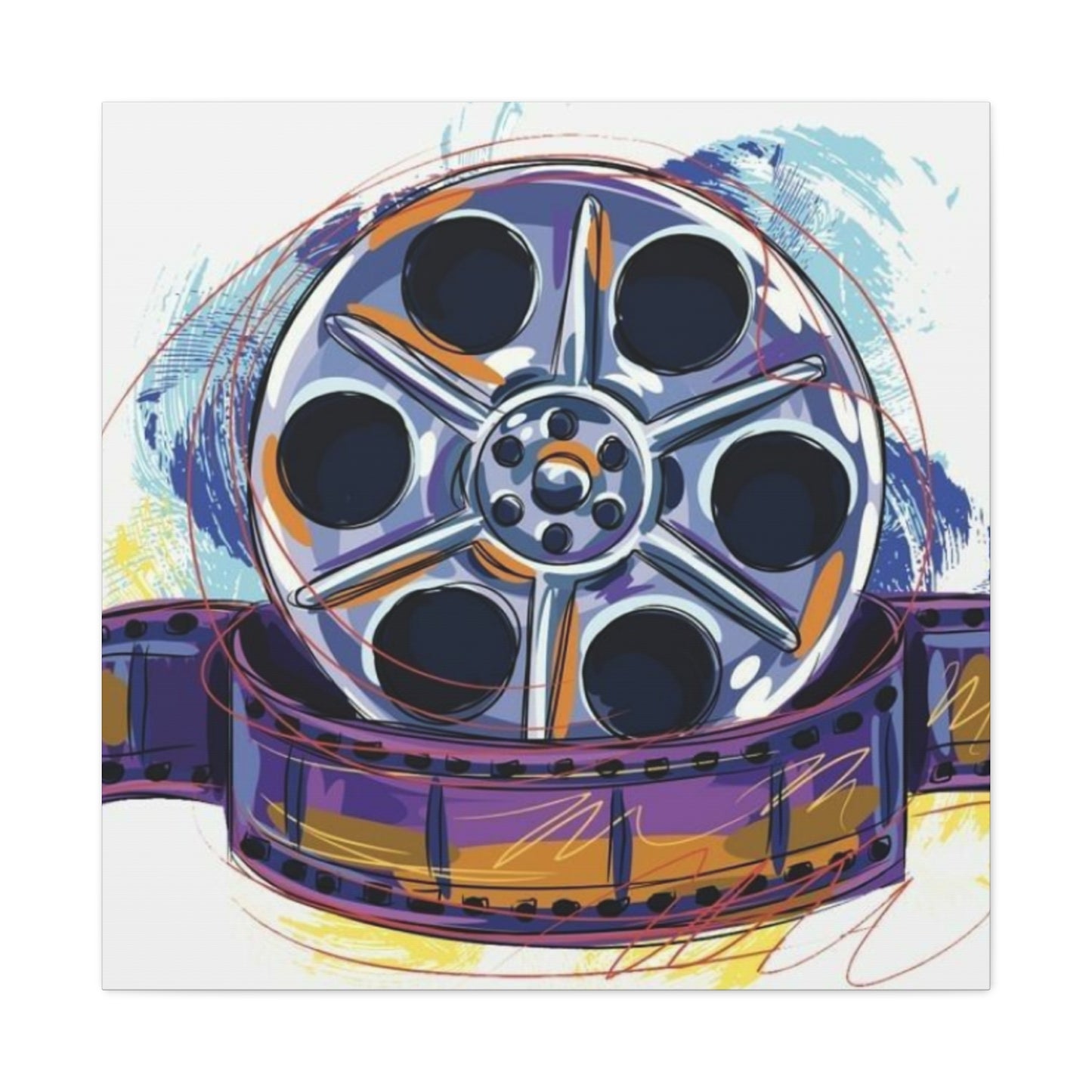 Colorful Cinema Camera Wall Art & Canvas Prints