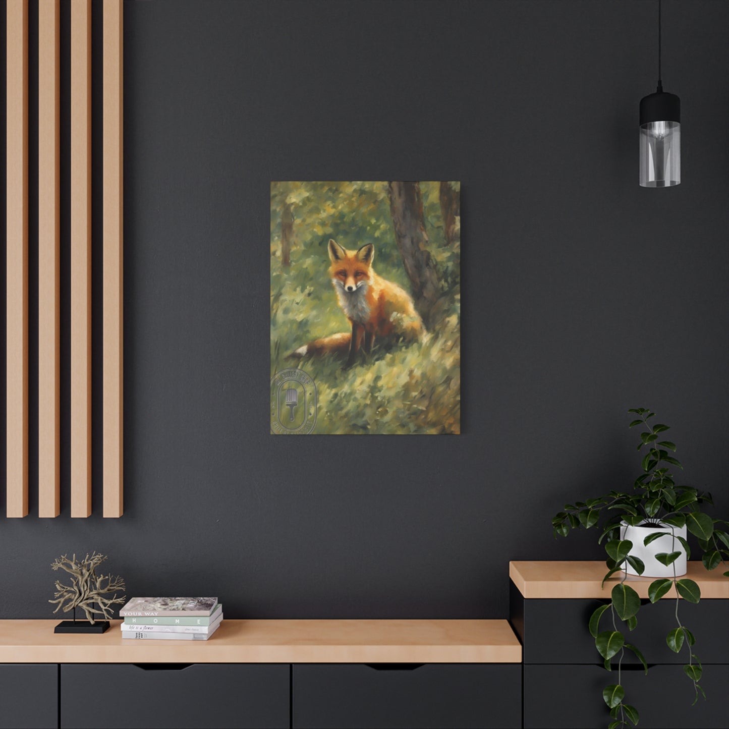 The Abstract Red Fox Portrait Wall Art & Canvas Prints